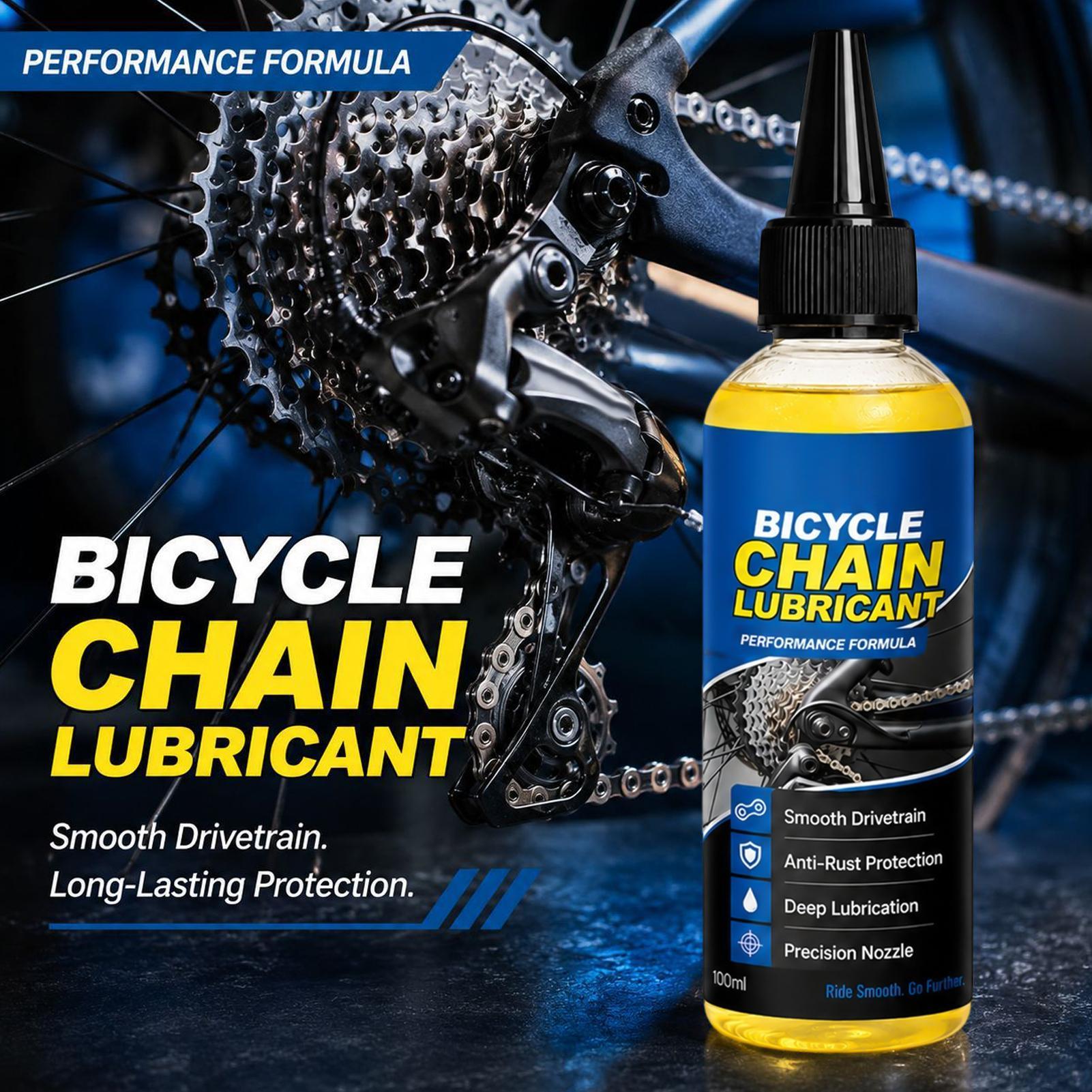 Motorcycle Gear Oil For Chain - Bicycle Chain Lubricant 100ml Long-Lasting Rust
