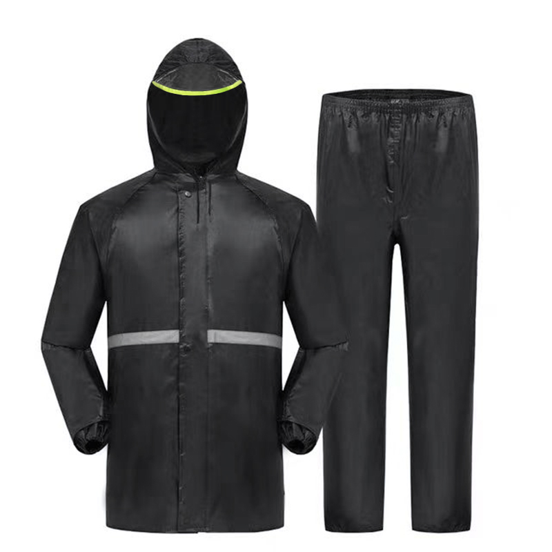 Motorcycle Gear Mens - 2pcs Hooded Coat & Pant Rain