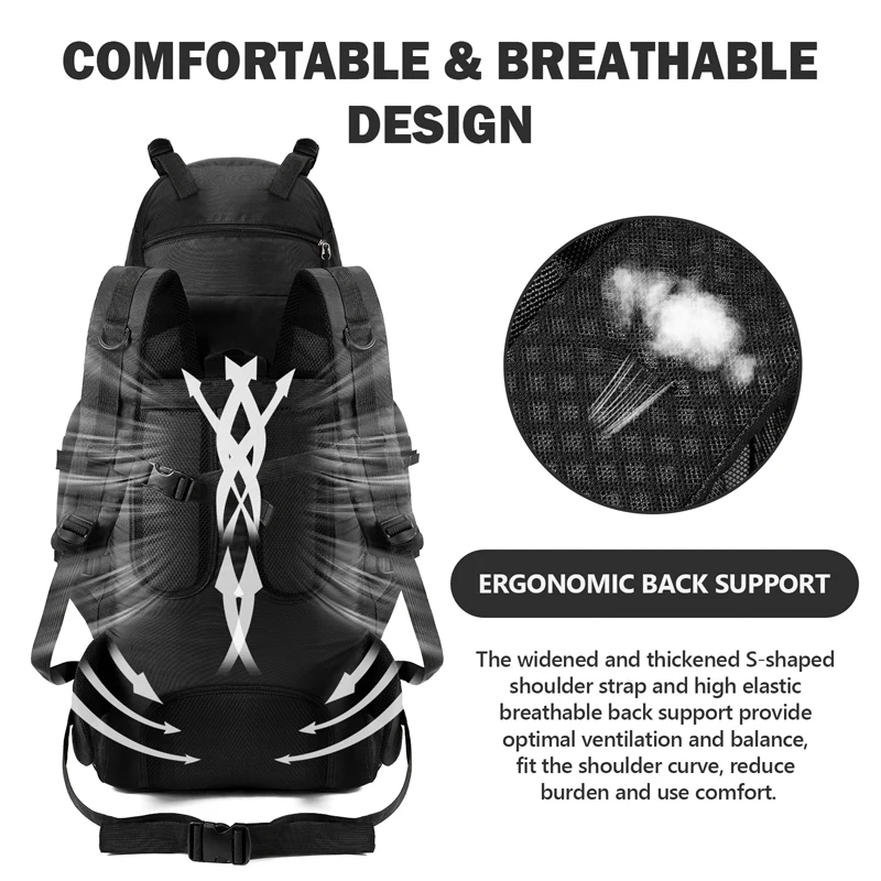 90L Waterproof Hiking Backpack - đánh giá và giá Motorcycle Gear Companies