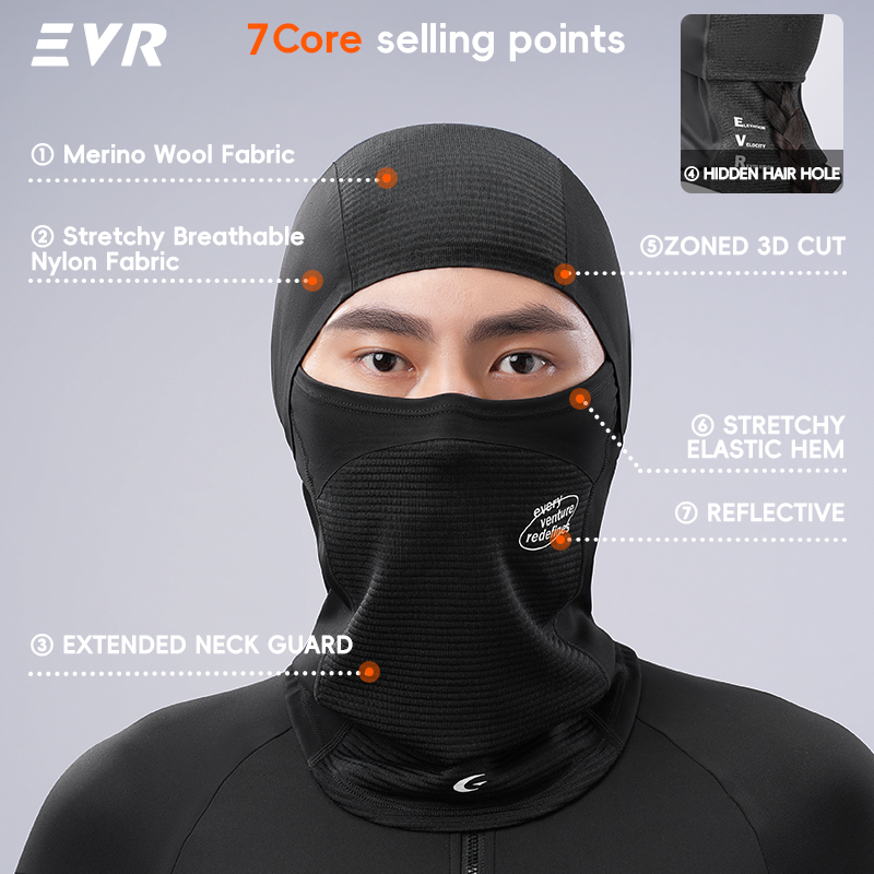 EVR Winter Wool Face Mask Neck - đánh giá và giá Motorcycle Gear For Woman